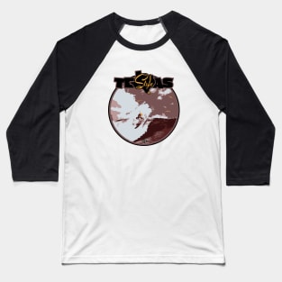 Texas-Style Surfer in neutral colors Baseball T-Shirt